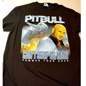 Pitbull "Can't Stop Us Now" 2022 Tour T-Shirt - Large